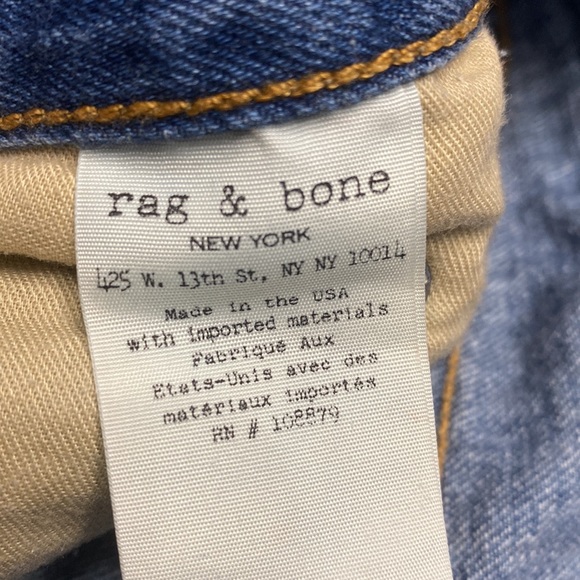 Rag & Bone Cutoff Short in Tully - Picture 7 of 10